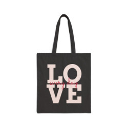 LOVE - Cotton Canvas Tote Bag